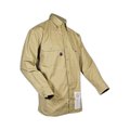 Magid Dual-Hazard 7.0 Oz. Fr 88/12 Khaki Work Shirt, Large Tall SBK70DHTL